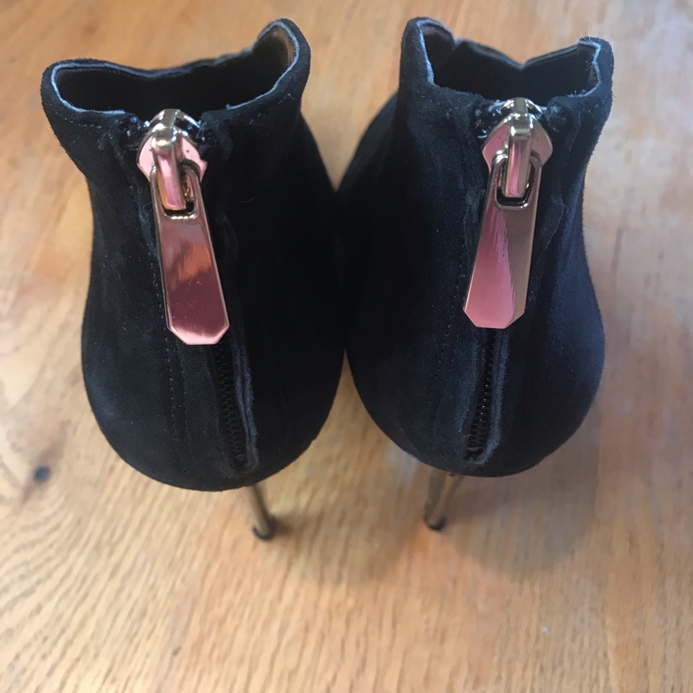Guess Black Suede Stiletto Ankle Booties - Picture 4 of 8